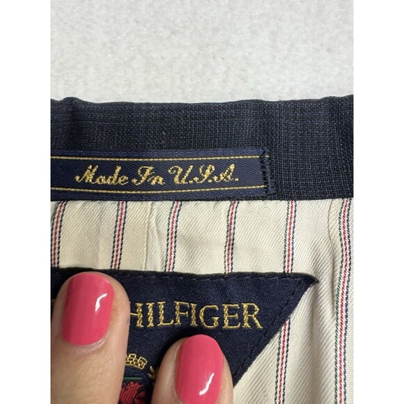 Vintage Tommy Hilfiger Suit Jacket And Pants Combo Blue - Picture 6 of 13